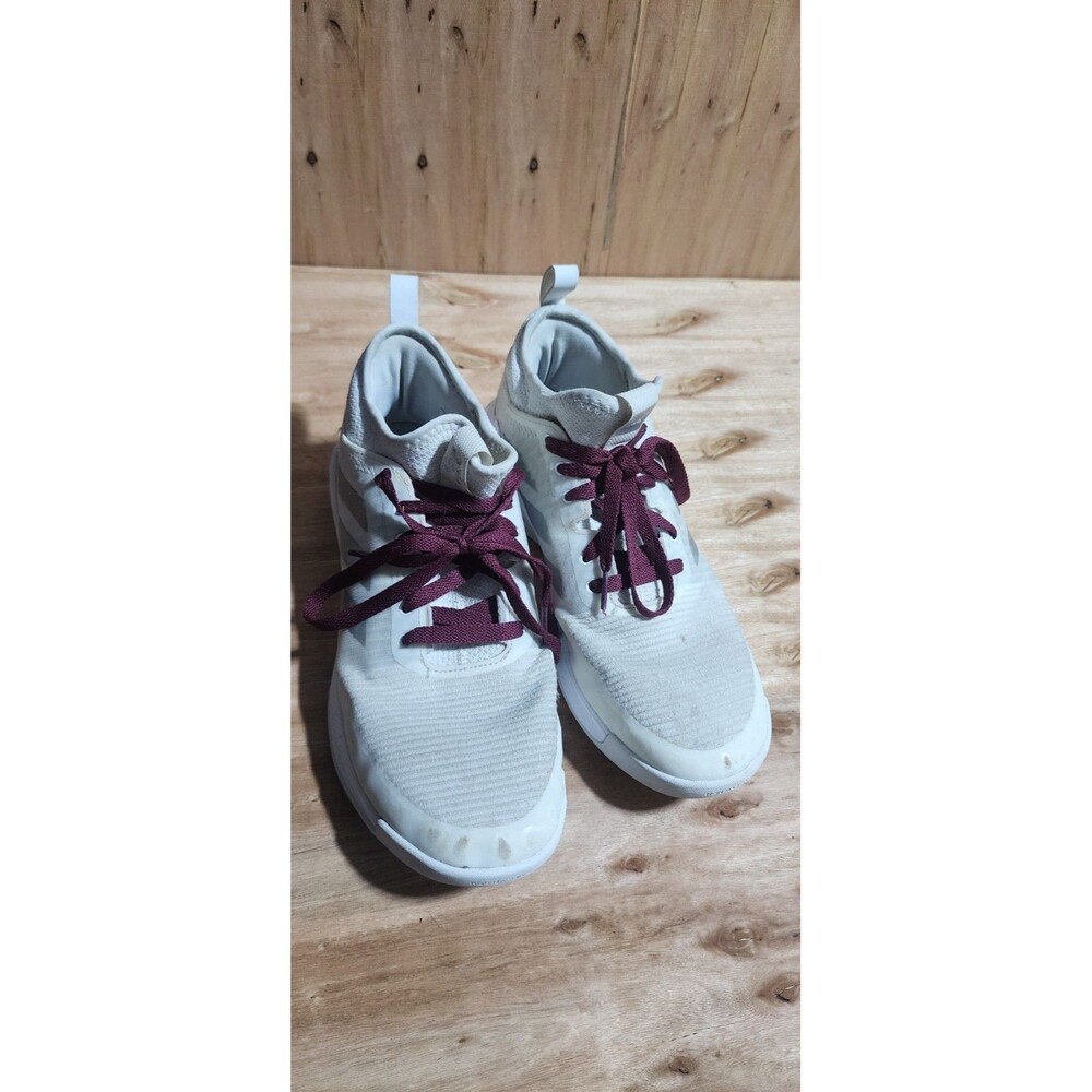 Adidas Crazy flight Cross Trainer Womens Size 9.5 GY9270 White Metallic Silver